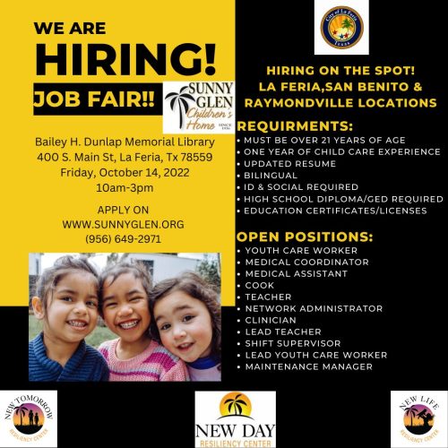 Sunny Glen Job Fair City of La Feria, TX