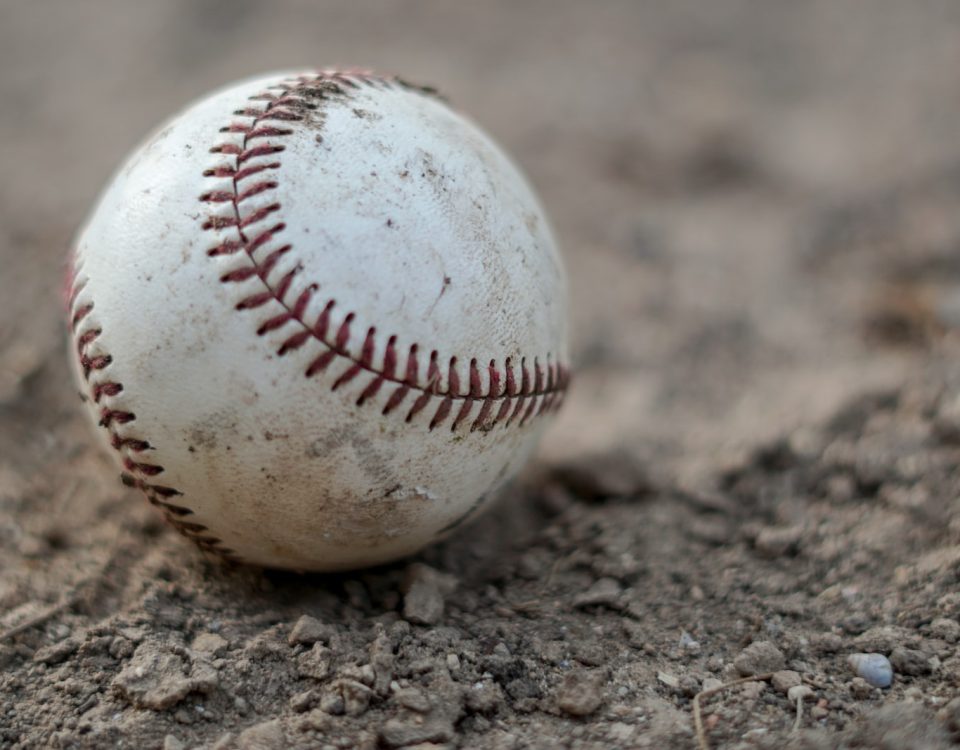 softball on land