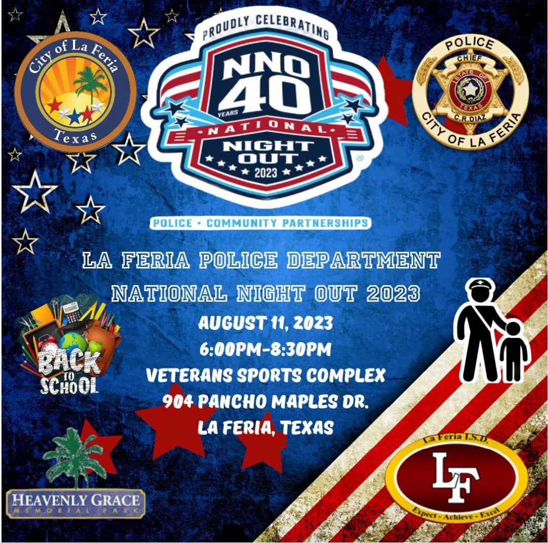 National Night Out August 11, 2025 City of La Feria, TX